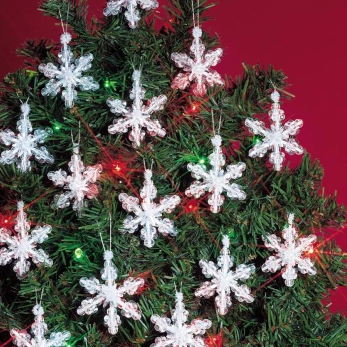 Beadery Mini Snowflakes Holiday Beaded Ornament Kit